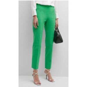 Piazza Sempione Audrey Capri Pants Green Italy‎ Size 38 US Size 2 MSRP $395